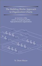 Cover of: The Building Blocks Approach to Organization Charts