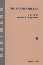 Cover of: The Hartmann Era by Martin S. Bergmann