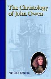 Cover of: The Christology of John Owen