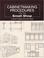 Cover of: Cabinetmaking Procedures for the Small Shop