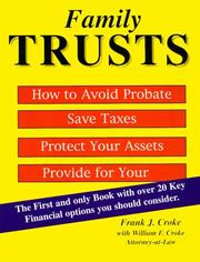 Cover of: Family trusts by Frank J. Croke