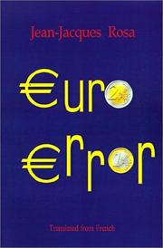 Cover of: Euro error by Jean Jacques Rosa