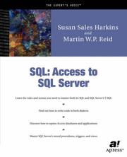 Cover of: SQL: Access to SQL Server