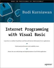 Cover of: Internet Programming With VB