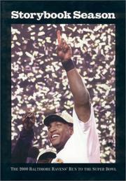 Cover of: Storybook Season : The 2000 Baltimore Ravens' Run to the Super Bowl