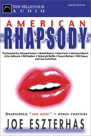 American Rhapsody (12 tape set) by joe Eszterhas, Melissa Gilbert