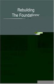 Cover of: Rebuilding the Foundations