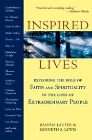 Cover of: Inspired lives by Joanna Laufer