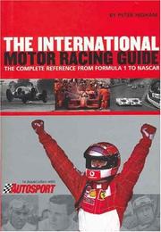 Cover of: International Motor Racing Guide by Peter Higham