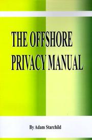Cover of: The Offshore Privacy Manual by Adam Starchild