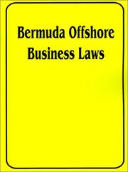 Cover of: Bermuda Offshore Business Laws by Adam Starchild