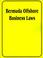 Cover of: Bermuda Offshore Business Laws