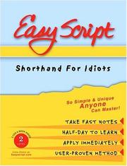 EasyScript Shorthand for Idiots Level 2 by Leonard Levin