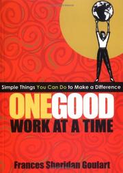 Cover of: The power of one: saving the world (and your soul) one good work at a time
