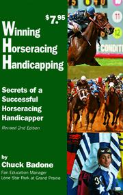 Cover of: Winning Horseracing Handicapping: Secrets of a Successful Horseracing Handicapper
