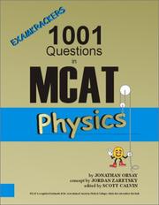 Cover of: Examkrackers 1001 Questions in MCAT Physics (Examkrackers)