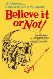 Cover of: Believe It Or Not! by Robert Le Roy Ripley