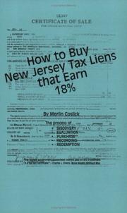 Cover of: How to Buy New Jersey Tax Liens that earn 18% by 