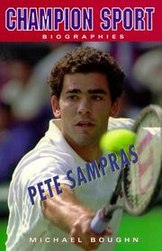Cover of: Pete Sampras (Champion Sport Biographies) by Michael Boughn