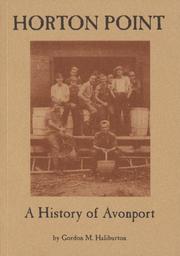 Cover of: Horton Point: a history of Avonport
