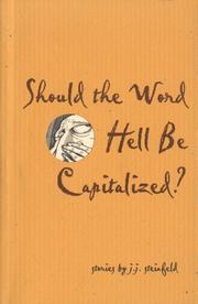 Cover of: Should the word hell be capitalized?