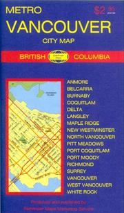 Cover of: Metro Vancouver City Map | G.M. Johnson & Associates Ltd