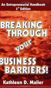 Cover of: Breaking Through Your Business Barriers