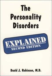 Cover of: The Personality Disorders Explained