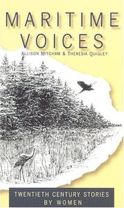 Cover of: Maritime voices: twentieth century stories by women.