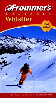 Cover of: Frommer's Portable Whistler