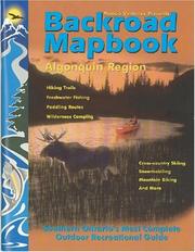 Cover of: Backroad Mapbooks: Algonquin Region (Backroad Mapbooks)