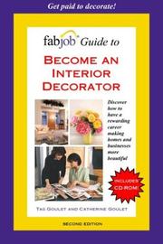 Cover of: FabJob Guide to Become an Interior Decorator (FabJob Guides)