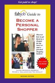 Cover of: FabJob Guide to Become a Personal Shopper (FabJob Guides)