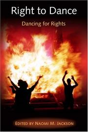 Cover of: Right To Dance: dancing For Rights