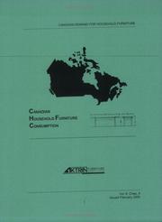 Cover of: Canadian Household Furniture Consumption by Stefan Wille