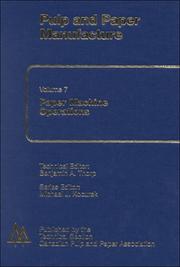 Pulp and paper manufacture. Vol.7. Paper machine operati