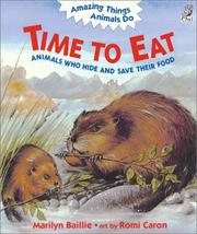 Cover of: Time to Eat by Marilyn Baillie