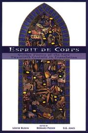 Cover of: Esprit de corps: Québec poetry of the late twentieth century in translation