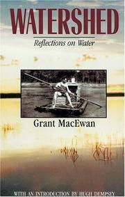 Cover of: Watershed by Grant MacEwan