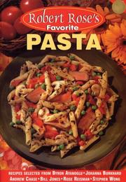 Cover of: Pasta (Robert Rose's Favorite) by Robert Rose Inc.