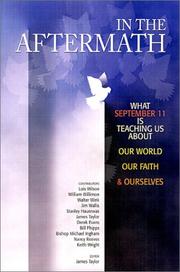 Cover of: In the aftermath by edited by James Taylor.