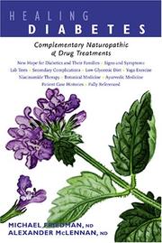 Cover of: Healing Diabetes: Complementary Naturopathic & Drug Treatments
