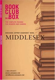 Cover of: Bookclub-in-a-Box Discusses Middlesex, the Novel by Jeffrey Eugenides (Bookclub in a Box Discusses)