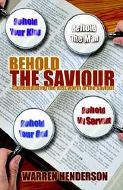 Cover of: Behold the Saviour