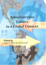 Cover of: Administrative Culture in a Global Context