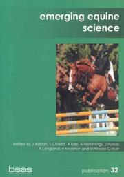 Emerging Equine Science (British Society of Animal Science Occasional Publications) by J. Alliston