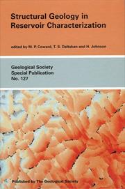 Cover of: Structural geology in reservoir characterization