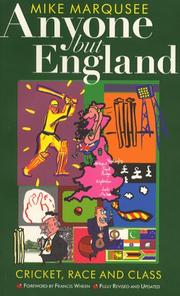 Cover of: Anyone But England by Mike Marqusee