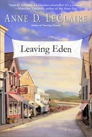 Cover of: Leaving Eden by Anne D. LeClaire