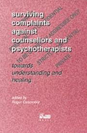 Cover of: Surviving Complaints Against Counsellors and Psychotherapists